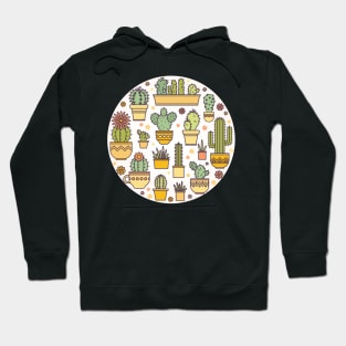 Cactus in Pots Hoodie